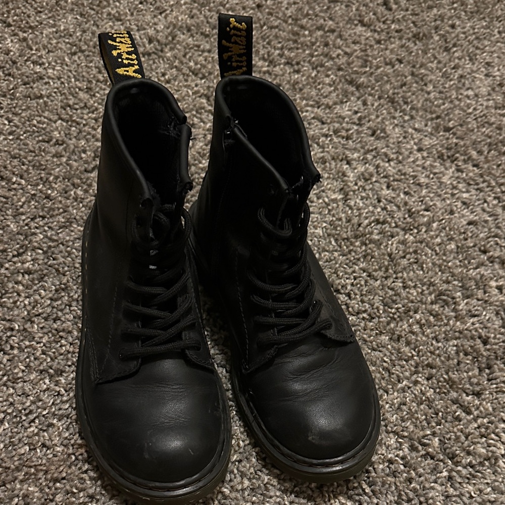 Dr. Martens Black Lace-Up Boots